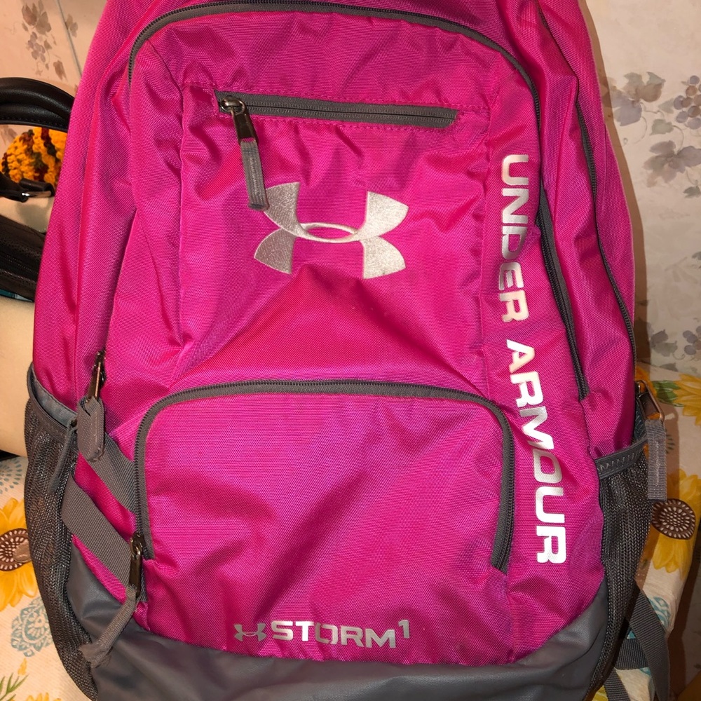 Pink Under Amour Book bag